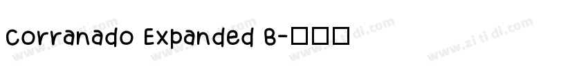 Corranado Expanded B字体转换